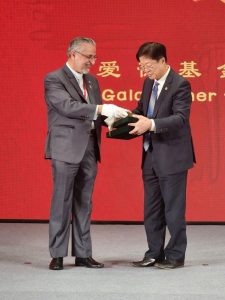 Fellowship Council member and General Secretary of the Bible Society of Malaysia at Amity Foundation's 40th anniversary.