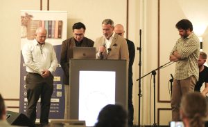 Leaders present at the launch of the Modern Hebrew Bible (Old Testament) in Israel